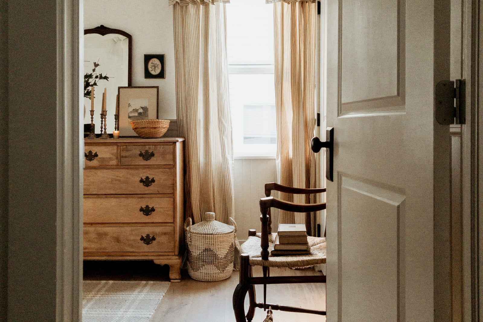 cozy vintage bedroom with black iron doorknob door ageless iron hardware
