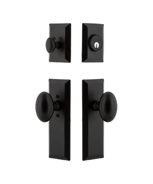 Black Entry Door Hardware Sets