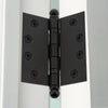 4" Heavy Duty Ball Tip Hinge with Square Corners
