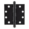 4.5" Heavy Duty Ball Tip Hinge with Square Corners