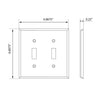 Double Toggle Wall Plate