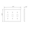 Triple Toggle Wall Plate