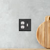 Single Toggle/Duplex Combination Wall Plate