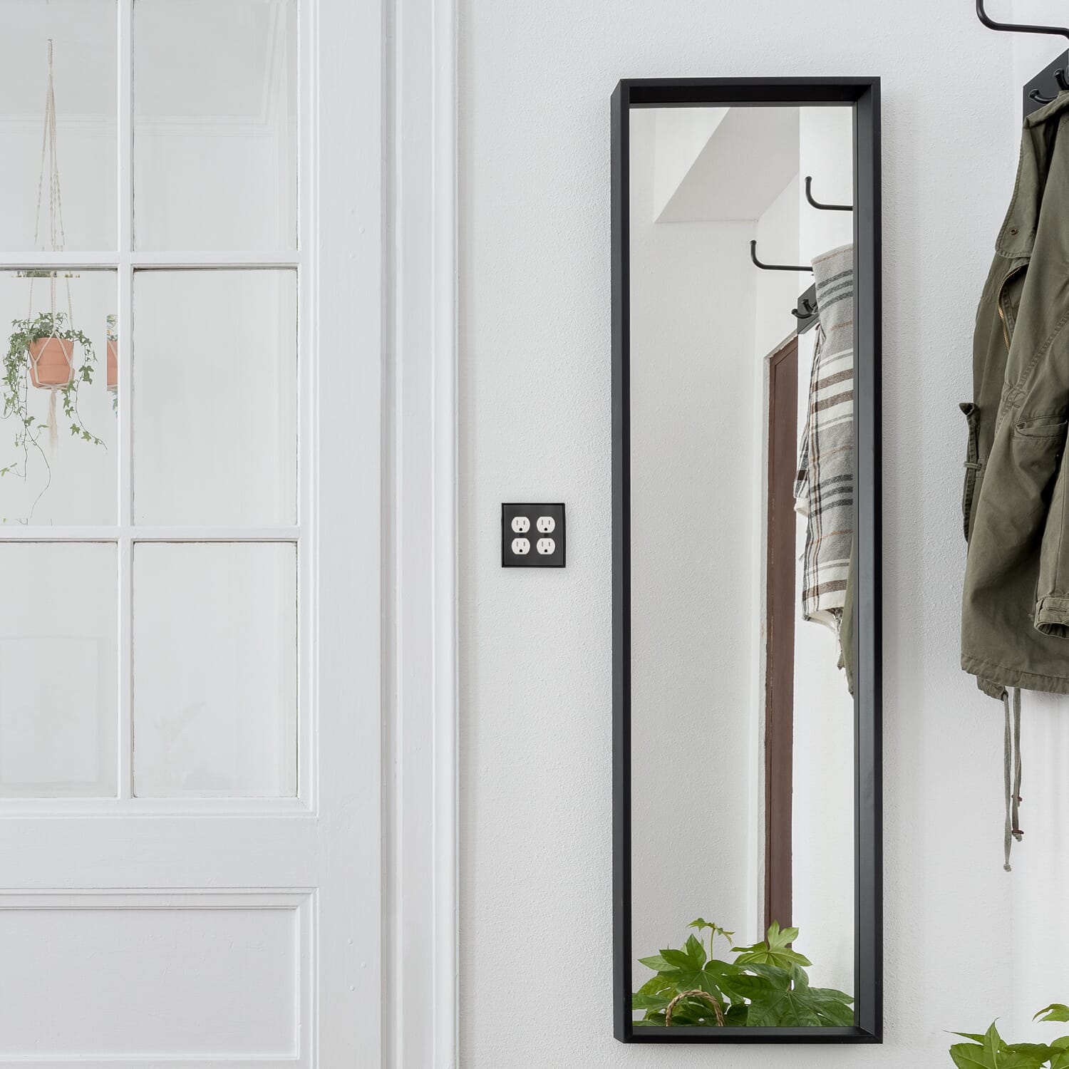 Double Duplex Outlet Cover - Ageless Iron Hardware