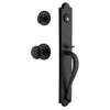 Dome One-Piece Handleset with A-Grip and Loch Rosette and Keep Knob