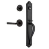 Dome One-Piece Handleset with A-Grip and Loch Rosette and Lance Lever