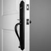 Dome One-Piece Handleset with A-Grip and Dome Tall Plate and Tine Lever