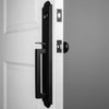 Dome One-Piece Handleset with D-Grip and Loch Rosette and Keep Knob
