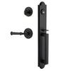 Dome One-Piece Handleset with D-Grip and Loch Rosette and Cannon Lever
