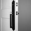 Dome One-Piece Handleset with D-Grip and Loch Rosette and Palisade Lever