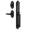 Dome One-Piece Handleset with D-Grip and Vault Short Plate and Crescent Lever