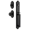 Dome One-Piece Handleset with D-Grip and Vault Short Plate and Keep Knob
