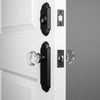 Dome Long Plate Entry Set with Krystall Knob