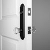 Dome Tall Plate Entry Set with Krystall Knob