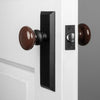 Keep Long Plate with Brown Autumn Porcelain Knob