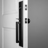 Keep One-Piece Handleset with D-Grip and Vale Short Plate and Keep Knob