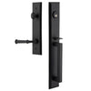 Keep One-Piece Handleset with D-Grip and Keep Tall Plate and Cannon Lever