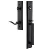 Keep One-Piece Handleset with D-Grip and Keep Tall Plate and Palisade Lever