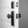 Keep Long Plate Entry Set with Brown Autumn Porcelainin Knob
