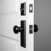 Keep Long Plate Entry Set with Black Shadow Porcelainin Knob