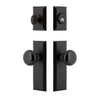 Keep Long Plate Entry Set with Black Shadow Porcelainin Knob