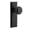 Keep Long Plate with Black Shadow Porcelain Knob