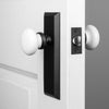 Keep Long Plate with White Snow Porcelain Knob