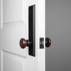 Keep Tall Plate with Brown Autumn Porcelain Knob