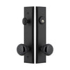 Keep Tall Plate Entry Set with Black Shadow Porcelain Knob