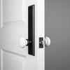 Keep Tall Plate with White Snow Porcelain Knob