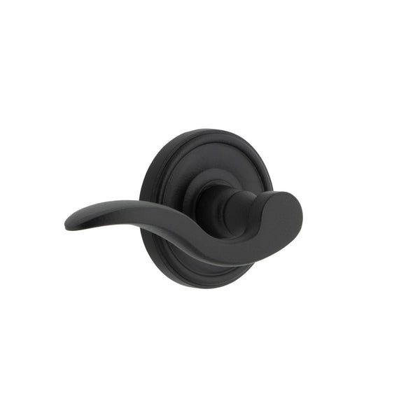 Loch Rosette with Palisade Lever - Ageless Iron Hardware