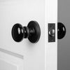 Loch Rosette with Black Shadow Porcelain Knob