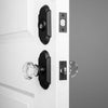 Vault Short Plate Entry Set with Krystall Knob