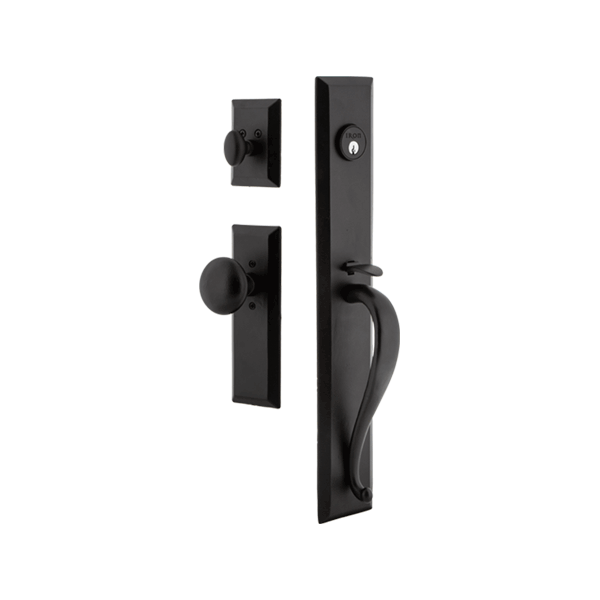 Black Entry Door Hardware Sets | Ageless Iron Hardware