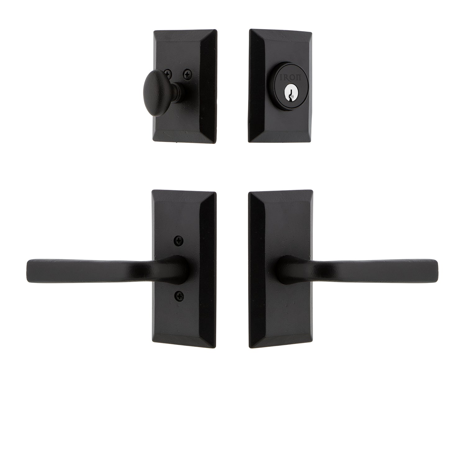 Vale Short Plate Entry Set with Lance Lever