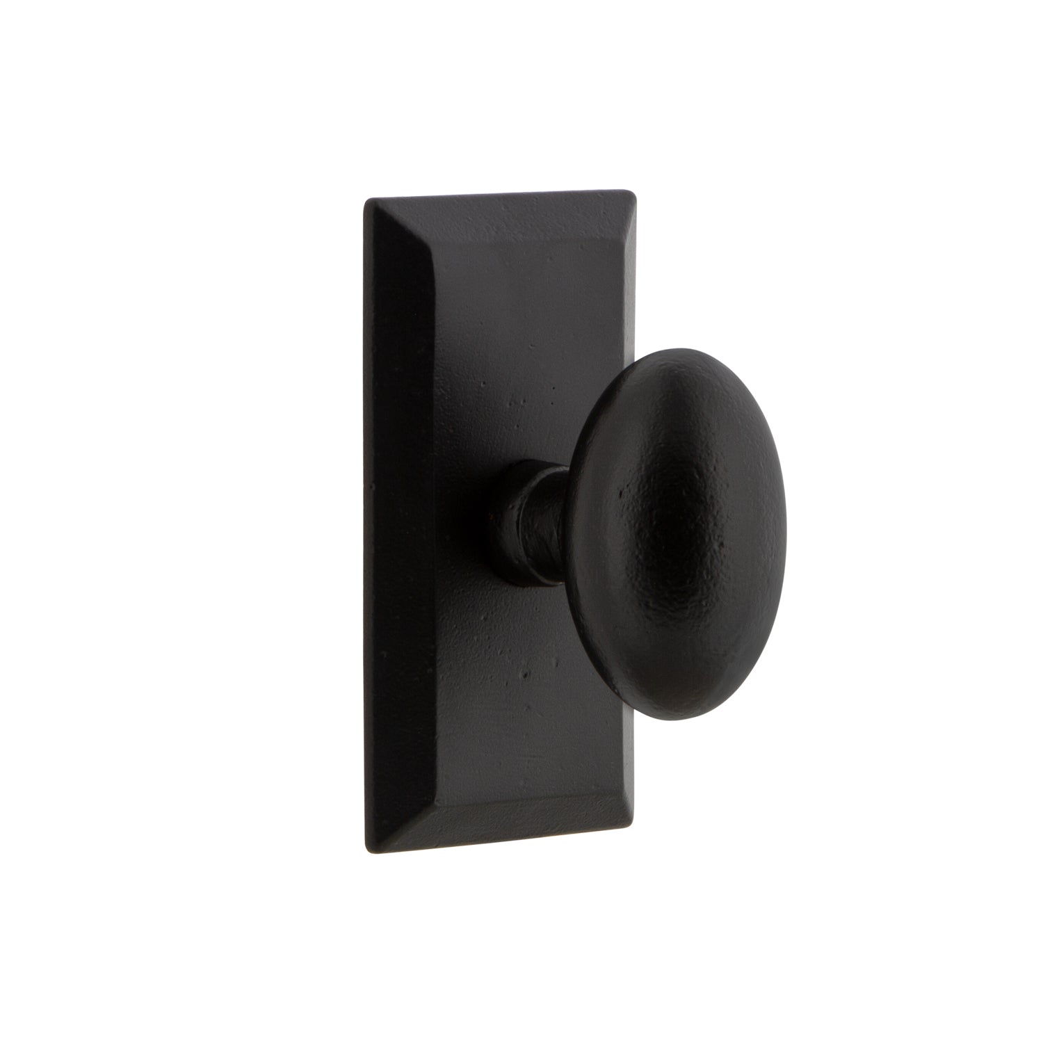 Round door online knob plate