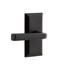 Vale Short Plate with Lance Lever - Ageless Iron Hardware